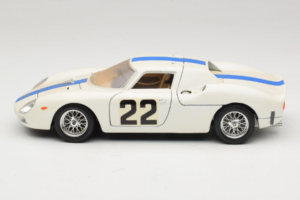 Ferrari 250 LM #22 Biały 1965 Bburago 1:18 3333-W1 Metal — zdjęcie 4 z 8