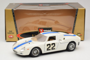 Ferrari 250 LM #22 Biały 1965 Bburago 1:18 3333-W1 Metal — zdjęcie 8 z 8
