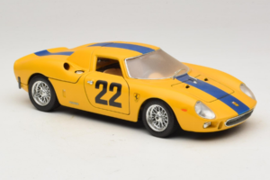 Ferrari 250 LM #22 Żółty 1965 Bburago 1:18 3333-Y1 Metal — zdjęcie 6 z 8