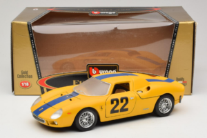 Ferrari 250 LM #22 Żółty 1965 Bburago 1:18 3333-Y1 Metal — zdjęcie 8 z 8
