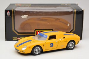 Ferrari 250 LM #9 Żółty 1965 Bburago 1:18 3033-Y1 Metal — zdjęcie 8 z 8