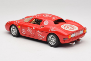 Ferrari 250 LM Czerwono-Biały Essen Autographs Limitowana Edycja Bburago 1:18 3033-P4 Metal — zdjęcie 7 z 8