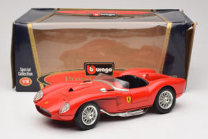 Ferrari 250 Testa Rossa #14 Czerwony Replacement Box 1957 Bburago 1:18 3007-R1 Metal — zdjęcie 8 z 8