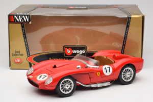 Ferrari 250 Testa Rossa #17 Czerwony 1957 Bburago 1:18 3007-R4 Metal — zdjęcie 8 z 8