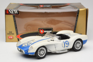 Ferrari 250 Testa Rossa #19 Biały Replacement Box 1957 Bburago 1:18 3007-R5 Metal — zdjęcie 8 z 8
