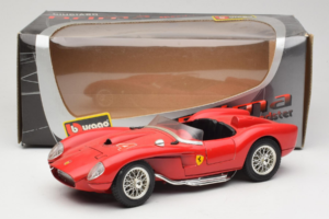 Ferrari 250 Testa Rossa #4 Czerwony Replacement Box 1957 Bburago 1:18 3007-R6 Metal — zdjęcie 8 z 8
