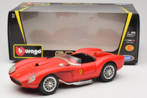 Ferrari 250 Testa Rossa Czerwony Replacement Box Bburago 1:18 3007-R2 Metal — zdjęcie 8 z 8