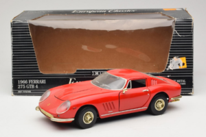 Ferrari 275 GTB/4 Czerwony ERTL 1:18 7493-P1 Metal — zdjęcie 8 z 8