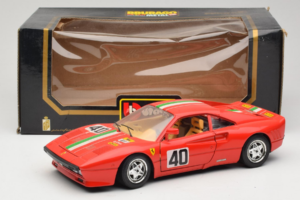 Ferrari 288 GTO #40 Czerwony Włoska Flaga 1984 Bburago 1:18 3027-P1 Metal — zdjęcie 8 z 8