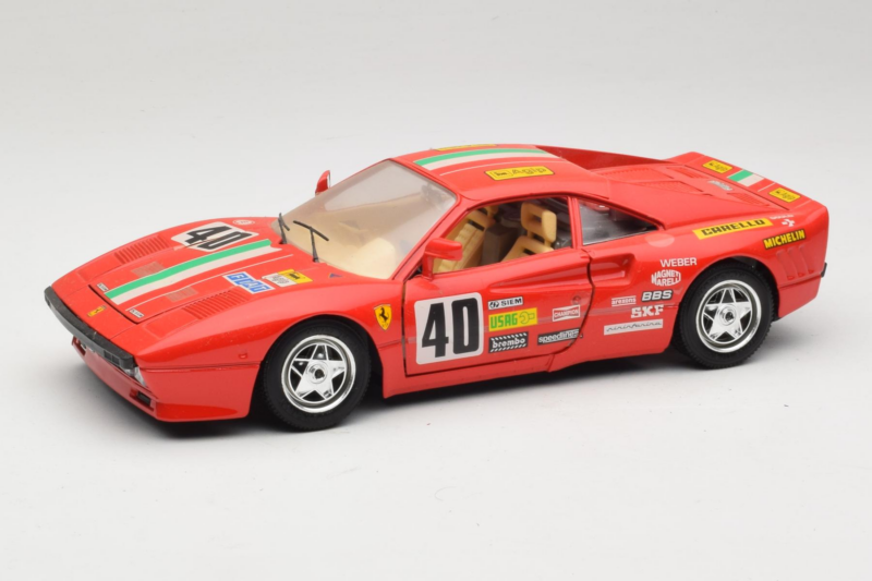 Ferrari 288 GTO Rally #40 Czerwony 1986 Bburago 1:18 3057-P1 Metal