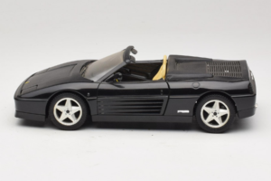 Ferrari 348 Spider Czarny Z Srebrnymi Kołami Mira 1:18 6918 Metal — zdjęcie 4 z 8