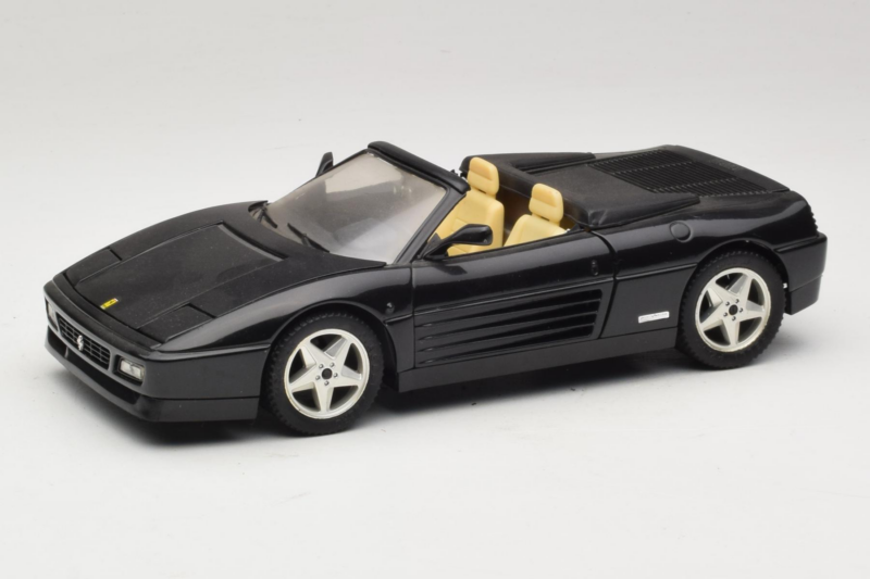 Ferrari 348 Spider Czarny Z Srebrnymi Kołami Mira 1:18 6918 Metal