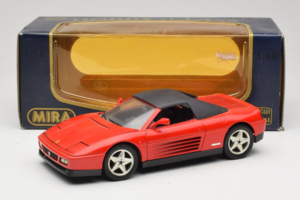 Ferrari 348 Spider Czerwony Mira 1:18 06180 Metal — zdjęcie 8 z 8