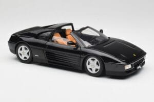 Ferrari 348 TS Czarny Hot Wheels 1:18 X5481 Metal — zdjęcie 6 z 8
