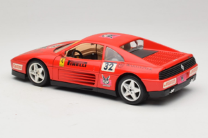 Ferrari 348 TB #32 Pirelli Czerwony 1989 Bburago 1:18 3039-P1 Metal — zdjęcie 7 z 8