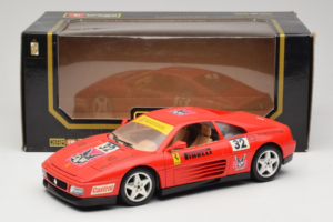 Ferrari 348 TB #32 Pirelli Czerwony 1989 Bburago 1:18 3039-P1 Metal — zdjęcie 8 z 8