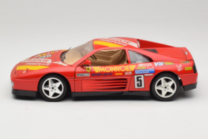 Ferrari 348 TB #5 Monroe Czerwony 1989 Bburago 1:18 3039-M1 Metal — zdjęcie 4 z 8