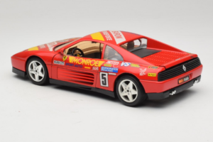 Ferrari 348 TB #5 Monroe Czerwony 1989 Bburago 1:18 3039-M1 Metal — zdjęcie 7 z 8