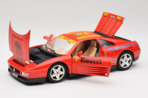 Ferrari 348tb Pirelli Czerwony Bburago 1:18 3039-P2 Metal — zdjęcie 2 z 8