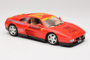 Ferrari 348tb Pirelli Czerwony Bburago 1:18 3039-P2 Metal — zdjęcie 6 z 8