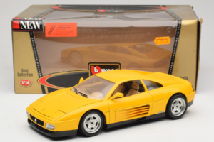 Ferrari 348 TB Żółty Replacement Box Bburago 1:18 3039-R2 Metal — zdjęcie 8 z 8