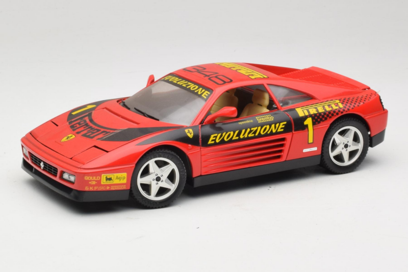Ferrari 348 ts Evoluzione #1 Czerwony Mira 1:18 6112 Metal