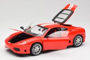 Ferrari 360 Challenge Stradale Czerwony Hot Wheels 1:18 C0407 Metal — zdjęcie 2 z 8