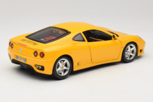 Ferrari 360 Modena 25 Jahre FMC Żółty Bburago 1:18 3358-Y1 Metal — zdjęcie 3 z 8