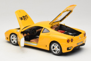 Ferrari 360 Modena 25 Jahre FMC Żółty Bburago 1:18 3358-Y1 Metal — zdjęcie 5 z 8