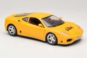 Ferrari 360 Modena 25 Jahre FMC Żółty Bburago 1:18 3358-Y1 Metal — zdjęcie 6 z 8