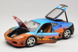 Ferrari 360 Modena Bracio Gotz Running Horses Livery Bburago 1:18 3358-B1 Metal — zdjęcie 2 z 8