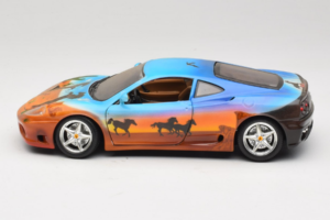 Ferrari 360 Modena Bracio Gotz Running Horses Livery Bburago 1:18 3358-B1 Metal — zdjęcie 4 z 8
