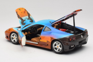 Ferrari 360 Modena Bracio Gotz Running Horses Livery Bburago 1:18 3358-B1 Metal — zdjęcie 5 z 8
