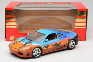 Ferrari 360 Modena Bracio Gotz Running Horses Livery Bburago 1:18 3358-B1 Metal — zdjęcie 8 z 8