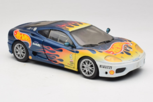 Ferrari 360 Modena Challenge #5 Hot Wheels Purple Fire Livery 1999 Bburago 1:18 29619 Metal — zdjęcie 6 z 8