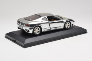 Ferrari 360 Modena Chrome Silver Edycja Limitowana Exclusive Cars 1:18 EC004 Metal — zdjęcie 4 z 9