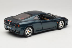 Ferrari 360 Modena Ciemnozielony Metalik Bburago 1:18 3358-G2 Metal — zdjęcie 2 z 7
