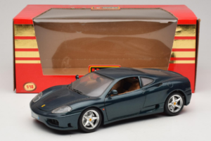 Ferrari 360 Modena Ciemnozielony Metalik Bburago 1:18 3358-G2 Metal — zdjęcie 7 z 7