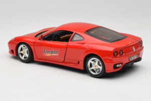Ferrari 360 Modena Energizer Czerwony Bburago 1:18 3358-P3 Metal — zdjęcie 7 z 8