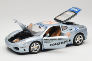Ferrari 360 Modena Expert #1 Srebrny Bburago 1:18 3348-S1 Metal — zdjęcie 2 z 8