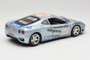 Ferrari 360 Modena Expert #1 Srebrny Bburago 1:18 3348-S1 Metal — zdjęcie 3 z 8