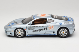 Ferrari 360 Modena Expert #1 Srebrny Bburago 1:18 3348-S1 Metal — zdjęcie 4 z 8