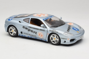 Ferrari 360 Modena Expert #1 Srebrny Bburago 1:18 3348-S1 Metal — zdjęcie 6 z 8
