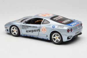 Ferrari 360 Modena Expert #1 Srebrny Bburago 1:18 3348-S1 Metal — zdjęcie 7 z 8