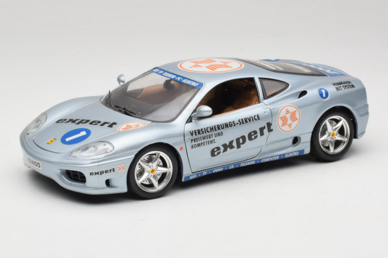 Ferrari 360 Modena Expert #1 Srebrny Bburago 1:18 3348-S1 Metal