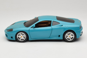 Ferrari 360 Modena Migros Edycja Limitowana 333 szt Niebieski Bburago 1:18 3358-G1 Metal — zdjęcie 4 z 8