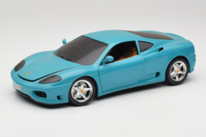 Ferrari 360 Modena Migros Edycja Limitowana 333 szt Niebieski Bburago 1:18 3358-G1 Metal