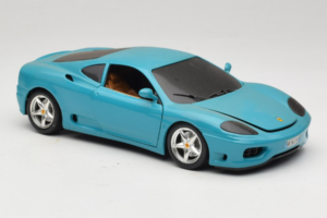 Ferrari 360 Modena Migros Edycja Limitowana 333 szt Niebieski Bburago 1:18 3358-G1 Metal — zdjęcie 6 z 8