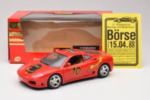 Ferrari 360 Modena #10 5 Jahre IG Bburago Czerwony Bburago 1:18 3358-P2 Metal — zdjęcie 8 z 8