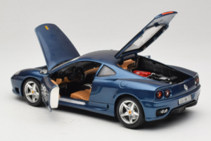 Ferrari 360 Modena #15 Edycja Limitowana Niebieski Metalik Bburago 1:18 3358-F1 Metal — zdjęcie 5 z 8